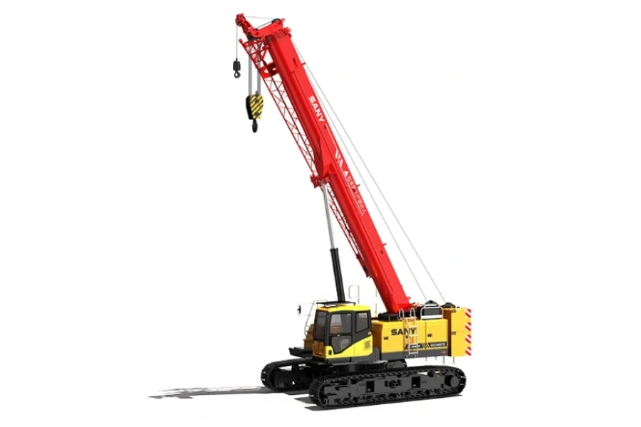 sany scc260tb 26 ton crawler crane dengan telescopic boom