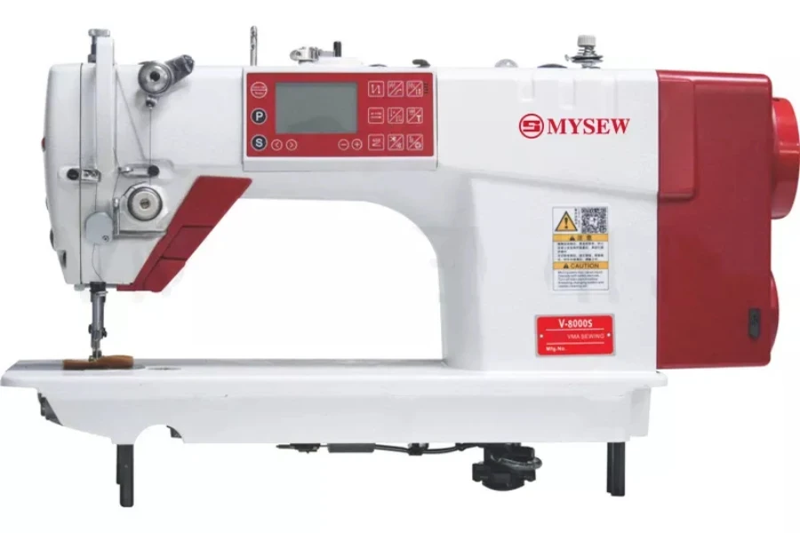 v-8000s computerized timing belt knife sewing machine