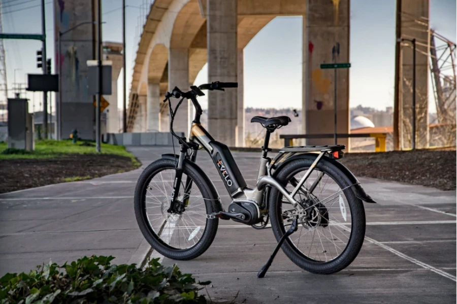 bicicleta elétrica da cidade