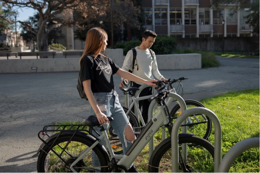 bicicletas elétricas da cidade