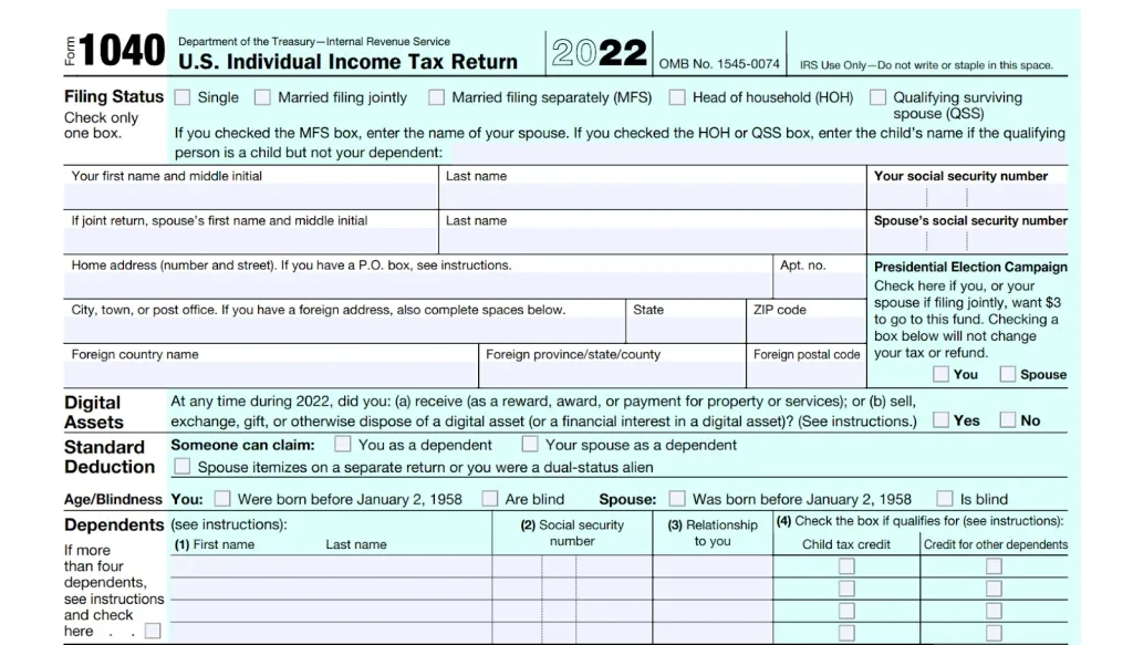 Fill out Schedule C (1040 Form)