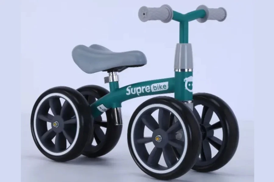 gray baby mini walking bike