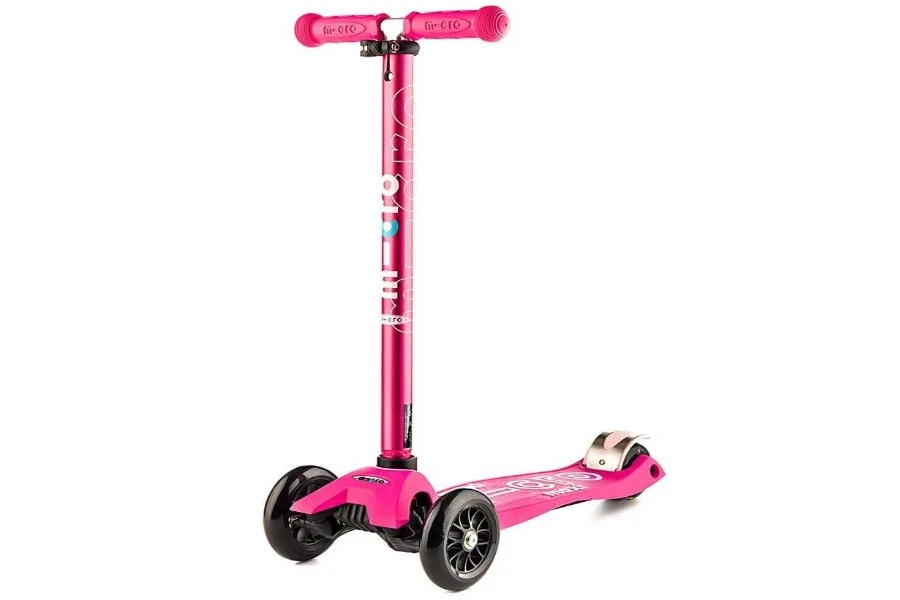 Scooter Micro Kickboard Maxi DELUXE - Rosa