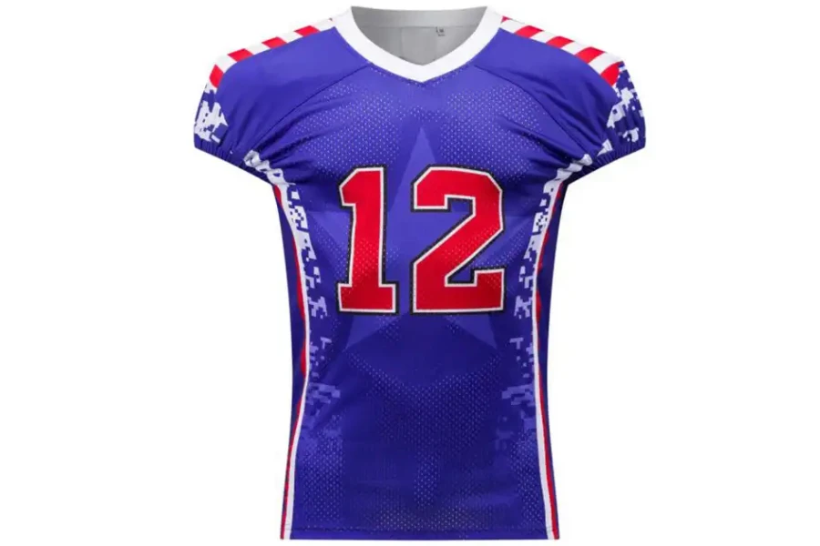 American football jerseys (100% polyester)