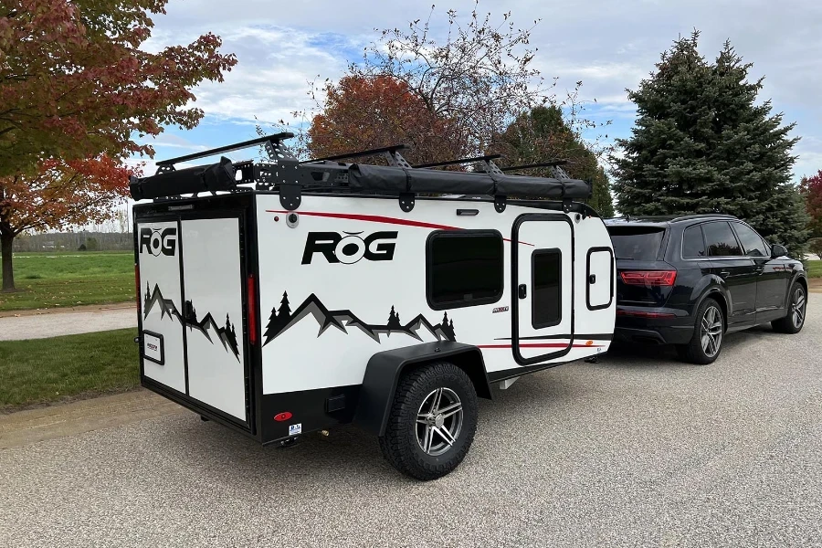 the Encore RV RŎG Adventure travel trailer