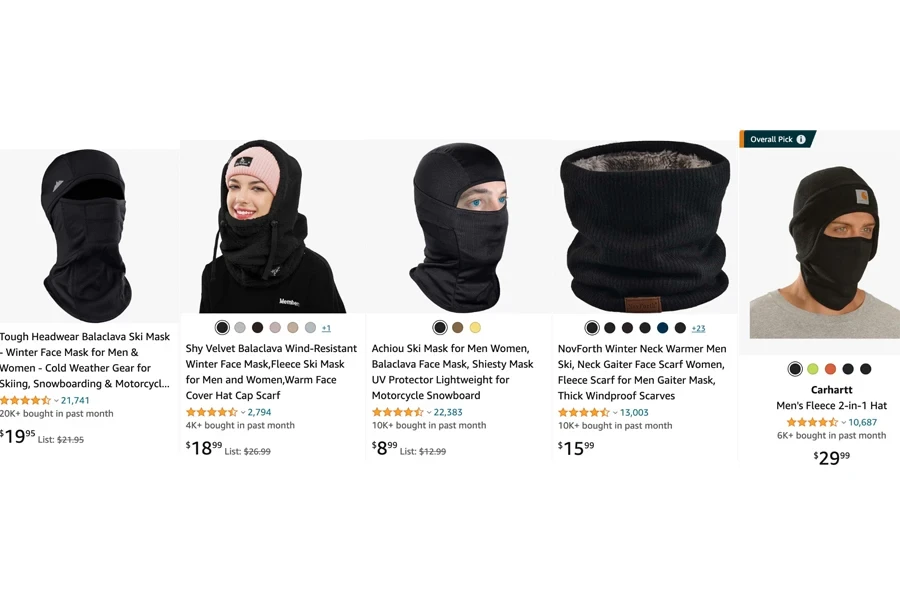 best selling ski masks