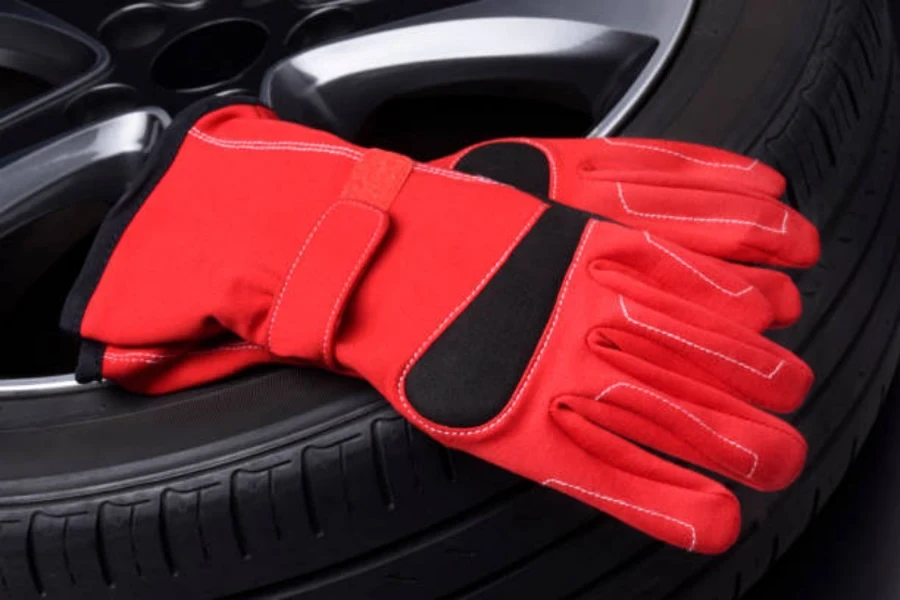 guantes de carreras