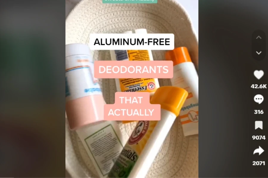 alüminyum içermeyen deodorantlar