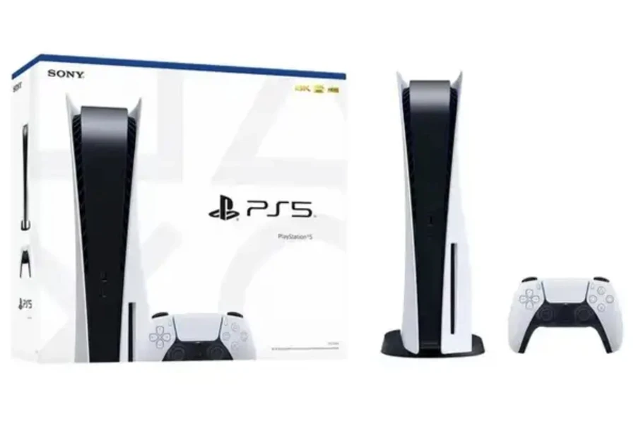 Konsol game PlayStation 5 dan pengontrol game