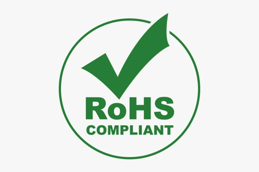 El logo de la certificación europea RoHS.