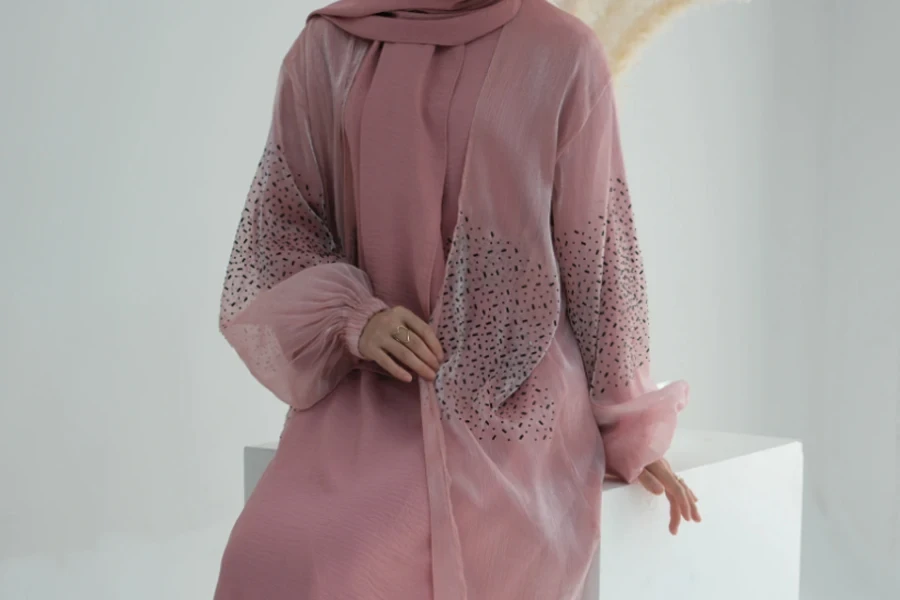 Conjunto de 2024 piezas de Abaya EID 2