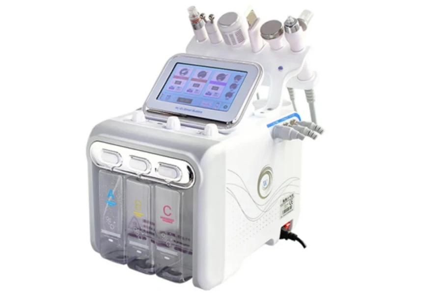 Peralatan Kecantikan Wajah 6 in 1 Hydra Oxygen Jet Dermabrasion Hydro Aqua Peeling