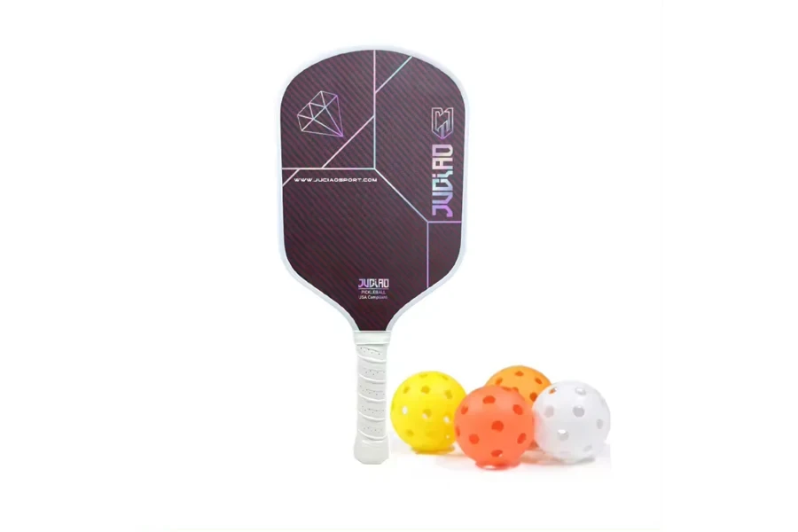 JUCIAO Kevlar dan Dayung Pickleball Serat Karbon