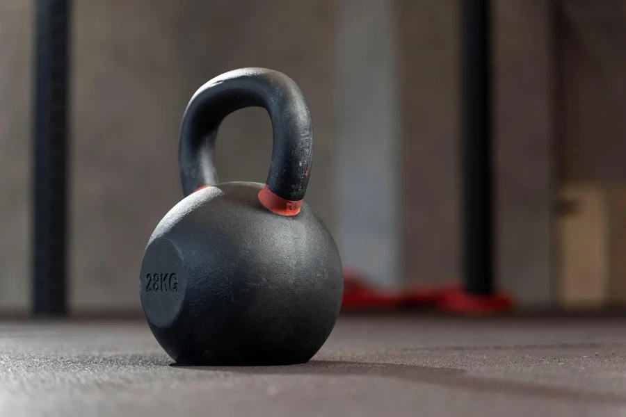 eine 28 kg schwere Kettlebell