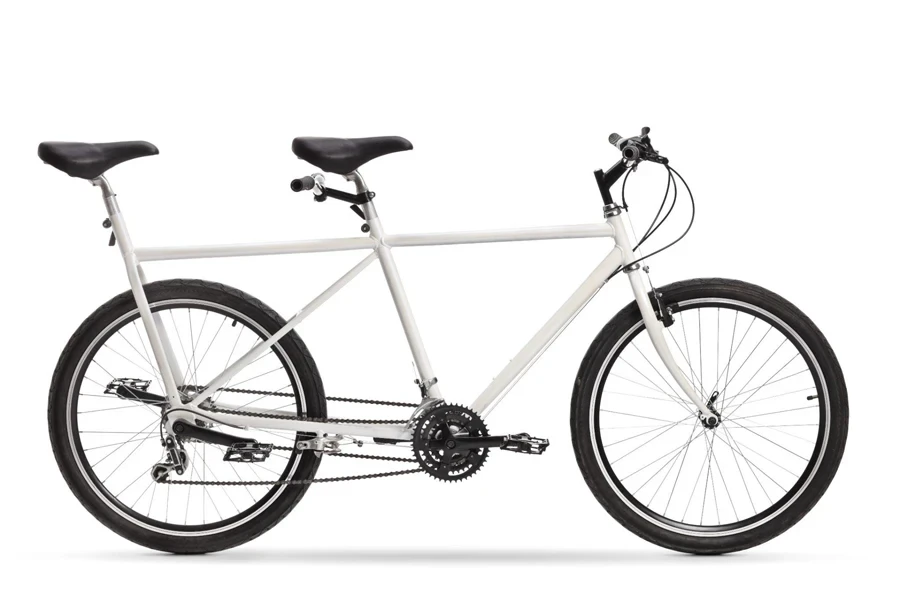 quadro da bicicleta tandem