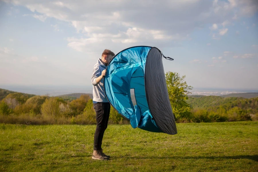 montare la tenda