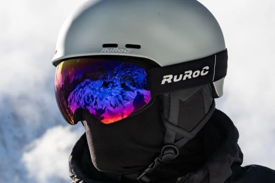 A smart helmet with a mesmerizing display