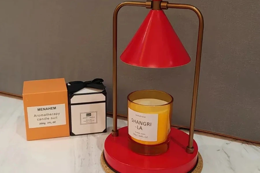 Lampe chauffe-bougie avec cordon