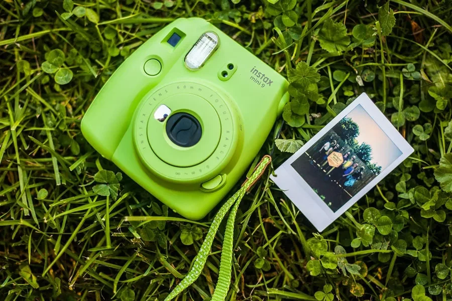 Close-Up Photography of Camera on Grass