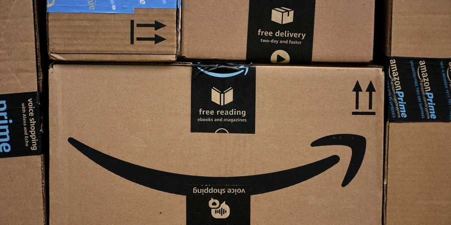 Amazon paketlerinin görüntüsü