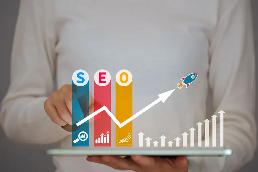 Graphique SEO montrant une augmentation de l’engagement