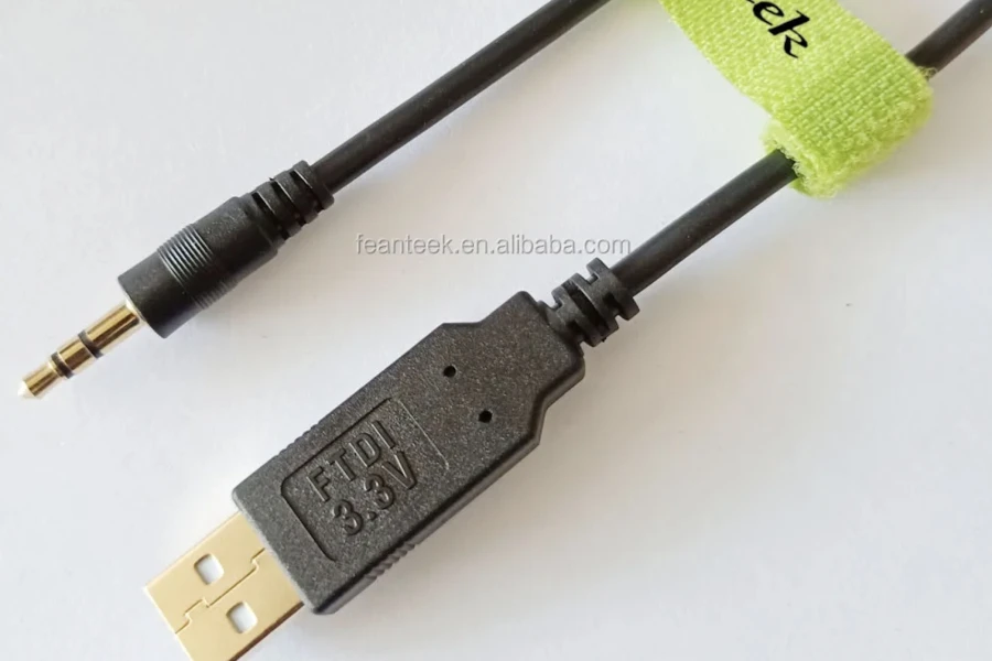 Cabo de dados USB 3.0 para conector de áudio