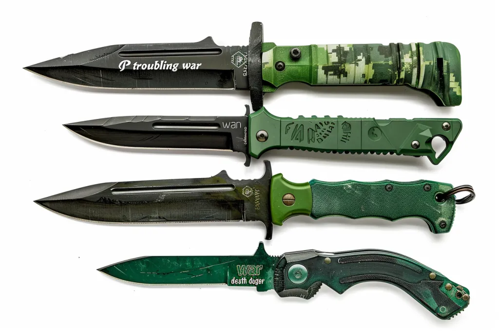4 разных типа ножей