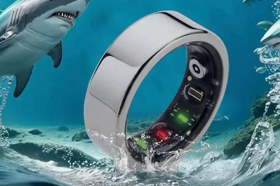 Bluetooth fitness tracker smart ring