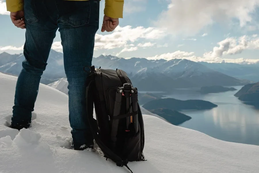 camera bag in challenging environment