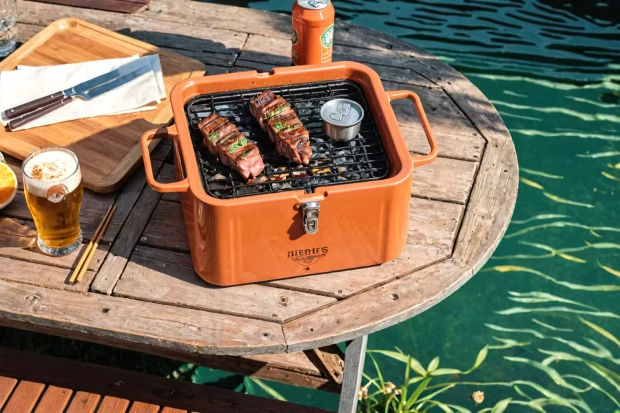 Schicker Design-Grill