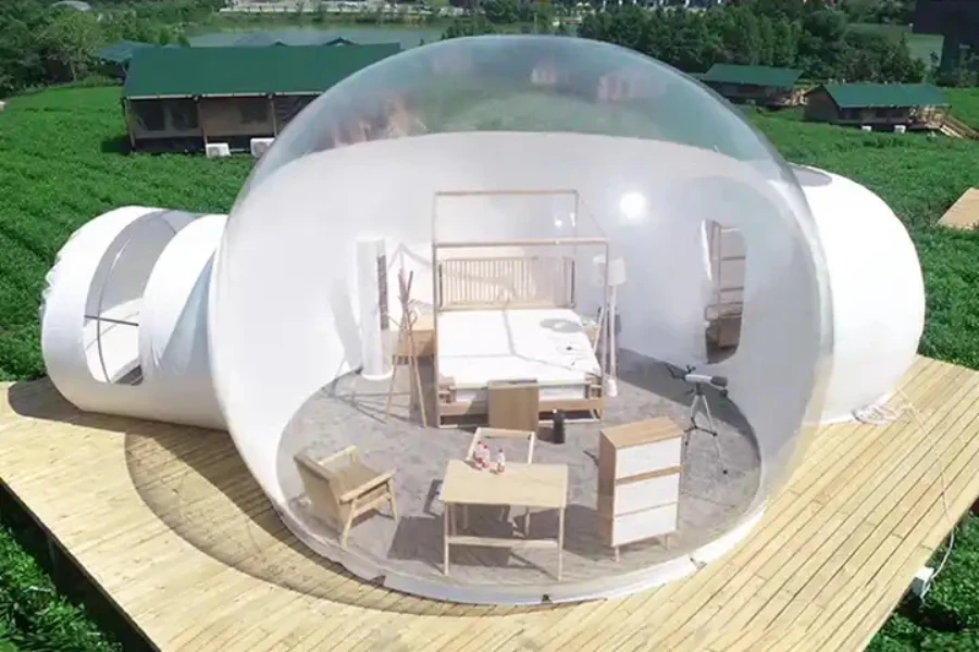 Customized inflatable bubble tent house