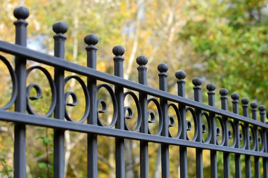 decorative metal fence