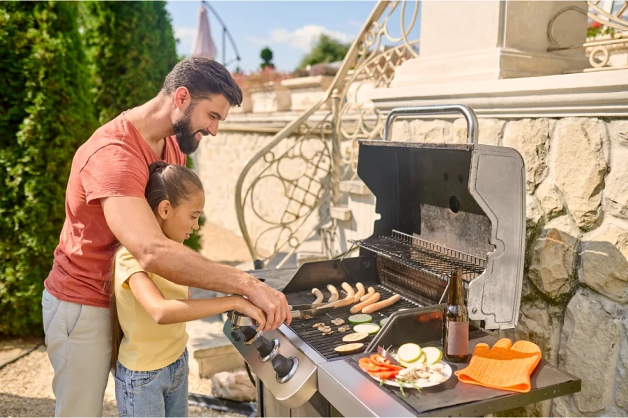 parrilla de gas