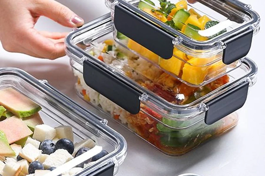 glass food storage container