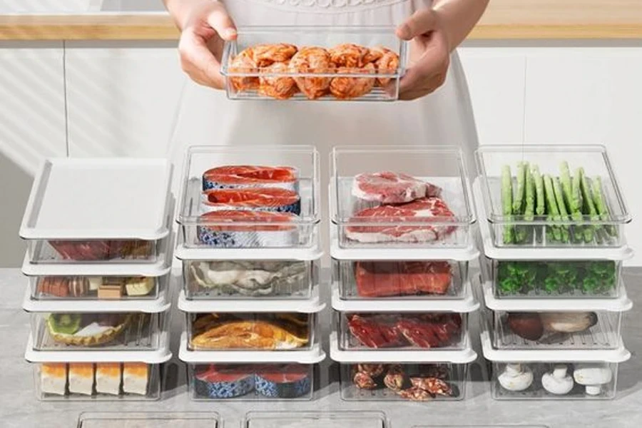 glass food storage container