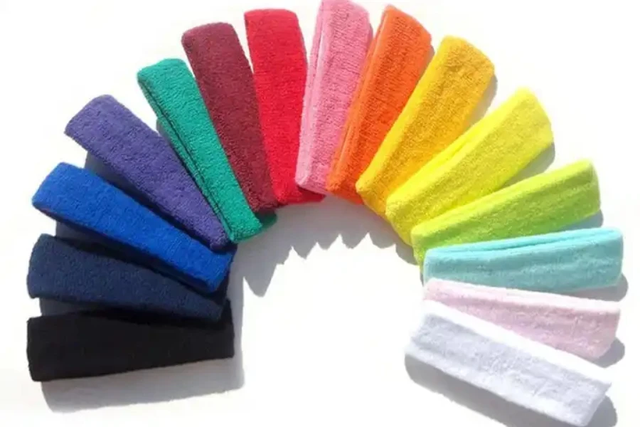 High-quality moisture-wicking sports headbands