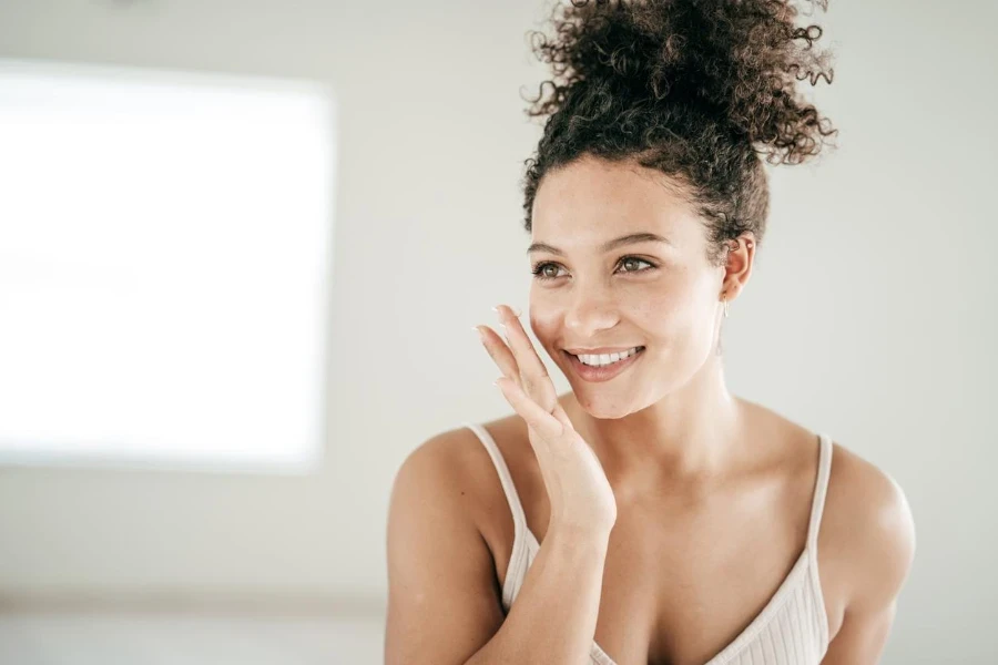 Young and radiant lady