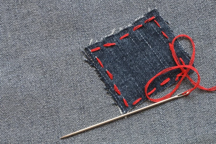 Patch jeans