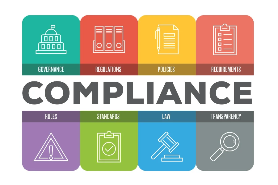 compliance colorful icons