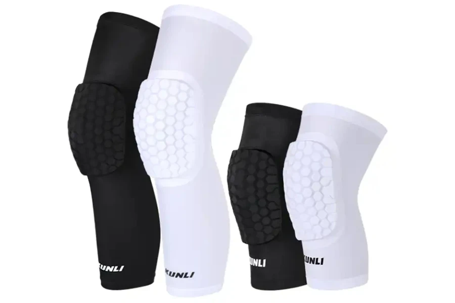 Knee support brace anti-slip compression