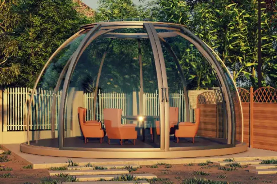 Новейшая дизайнерская курортная пузырьковая палатка