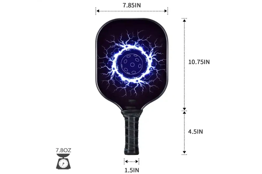 Pagaie de pickleball USAPA en graphite de qualité supérieure