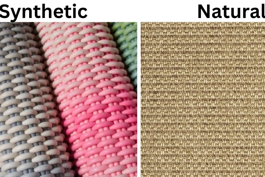 tappeto da esterno sintetico e naturale impermeabile