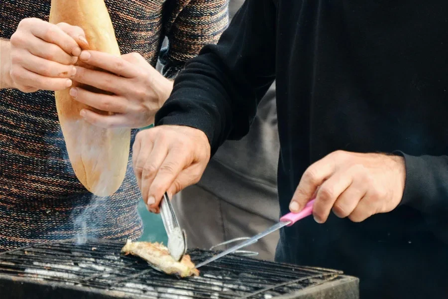 os acessórios para churrasco