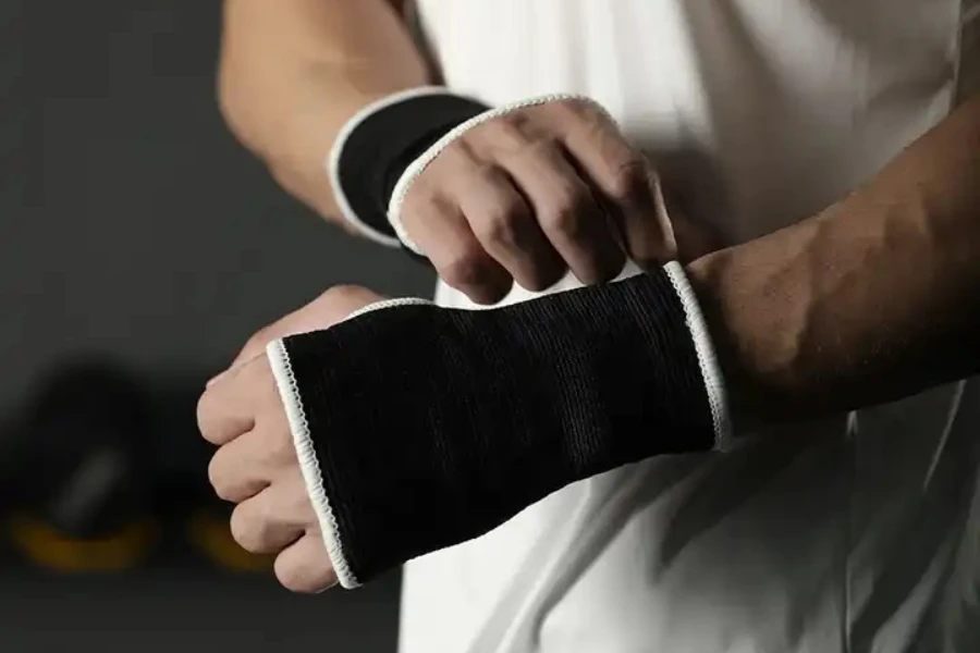 Thumb wrist support brace for work and sports