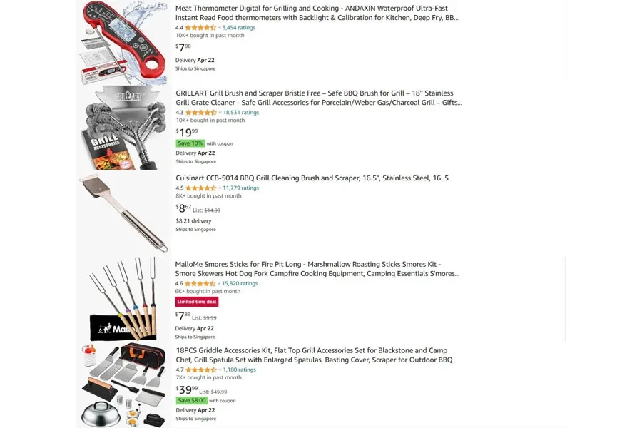 top-selling BBQ accessories