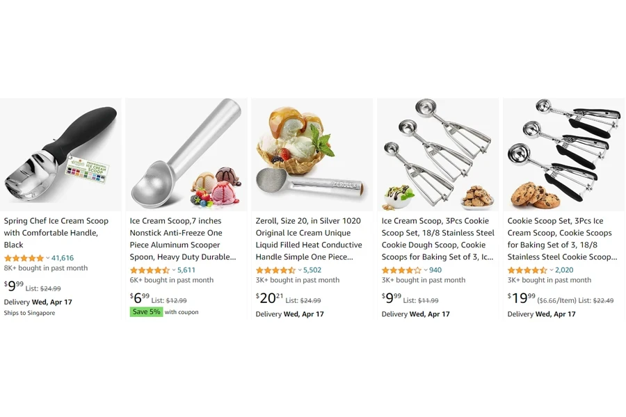 top-selling ice cream tools