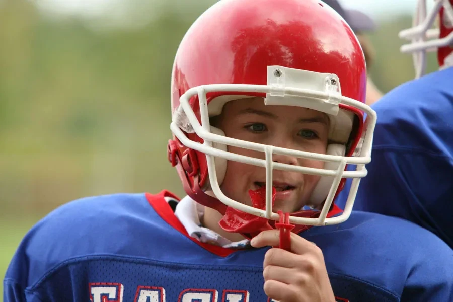 young football player