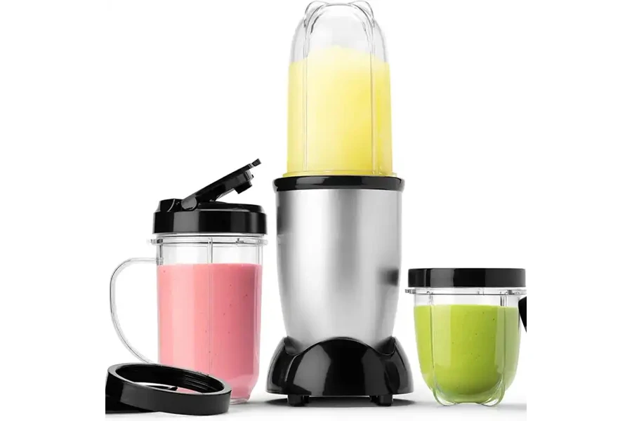 220W countertop smoothie blender with three jug sizes