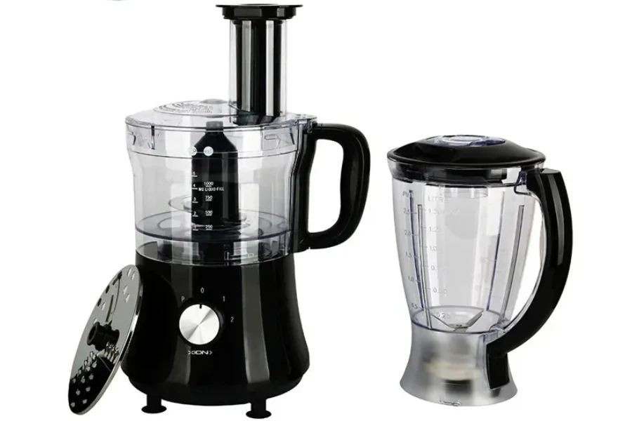 8-cup, 500W multifunctional food processor and jug